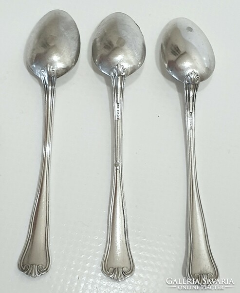 3 Christofle coffee spoons