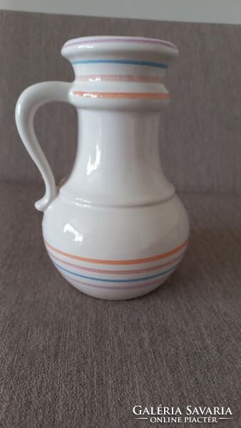 Scheurich ceramic ear vase, marked, flawless, 18.5 cm x 7.5 cm