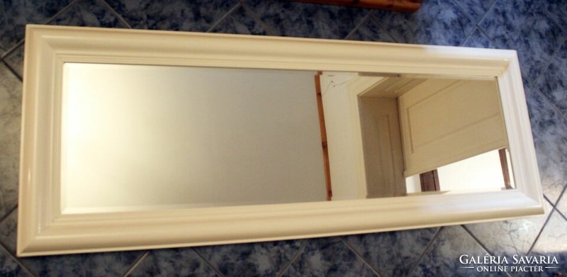 Polished wall mirror