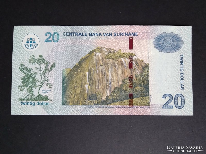 Suriname 20 dollars 2010 oz