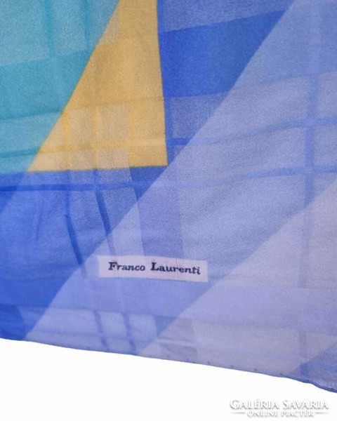 Franco Laurent vintage women's scarf 82x82 cm. (3409)