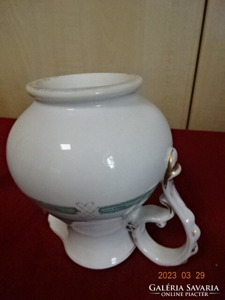 Antique German porcelain jug, height 14 cm. Jokai.