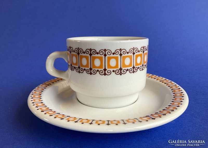 Alföldi terracotta coffee cup with bottom uniset