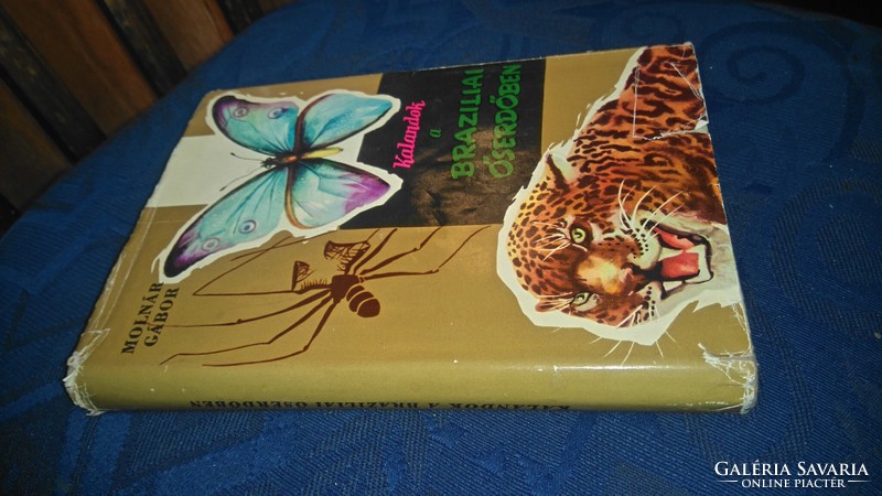 Gábor Molnár: adventures in the Brazilian primeval forest 1962 first edition thought-protective cover-collectors!