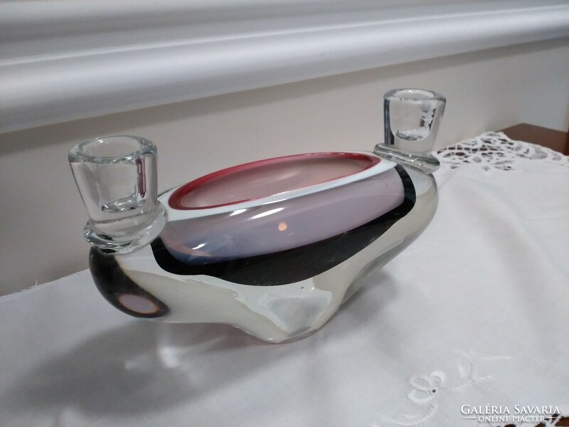 Josef hospodka modern artistic glass crystal candle holder