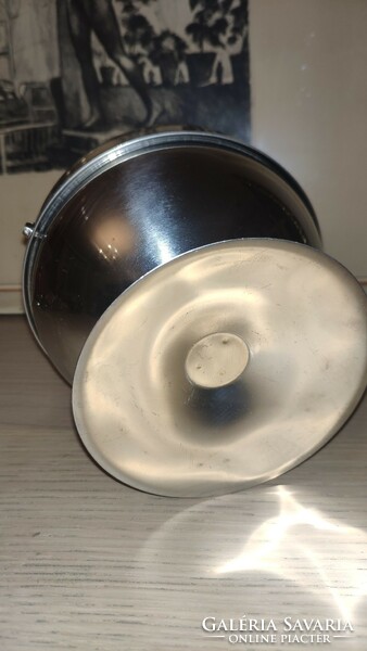 Vintage inox sugar bowl