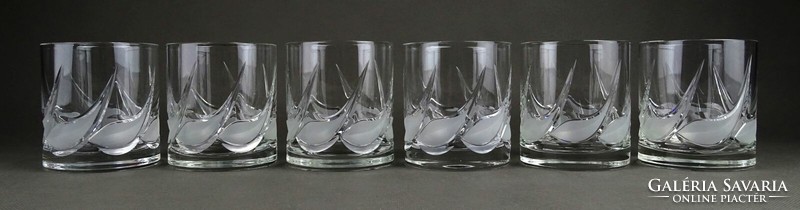 1M510 beautiful whiskey glass set 6 pieces