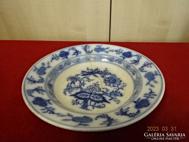 Willeroy & boch German porcelain, antique, deep plate with onion pattern. Jokai.