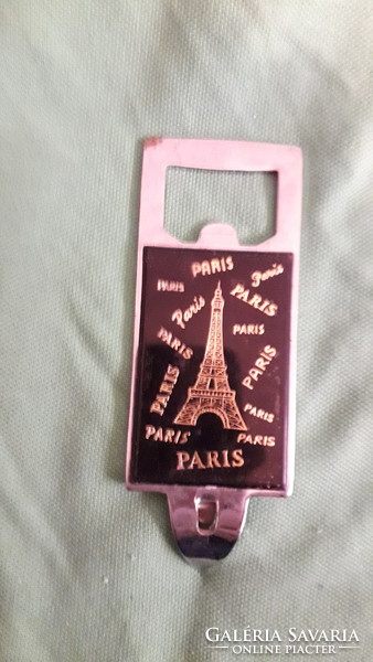 Retro 1970 - s évek PÁRIZS Eifel -torony francia fém palackbontó sörnyitó a képek szerint