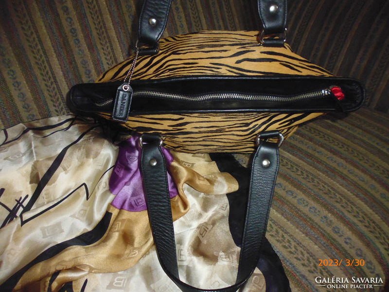 Canadian danier...Women's Genuine Leather / Genuine Pony Hair Bag .