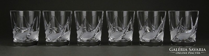 1M511 beautiful brandy glass set 6 pieces