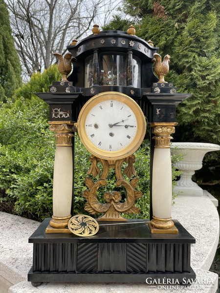 Antique Biedermeyer quarter clock table 62cm !!!!