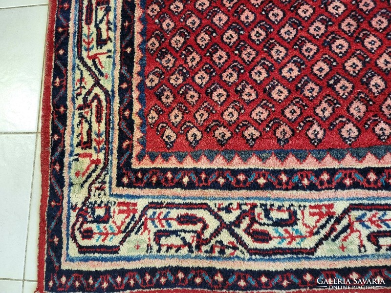 Iráni mirabadi 130x203 kézi csomózású gyapjú perzsa szőnyeg MZ_143