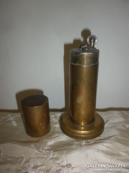 Old copper military captivity lighter