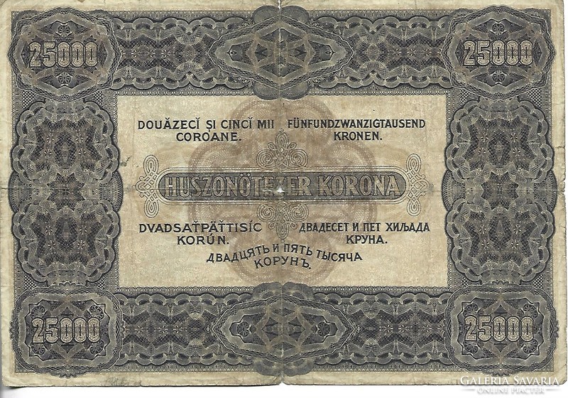 25000 korona 1922 eredeti állapot 1.