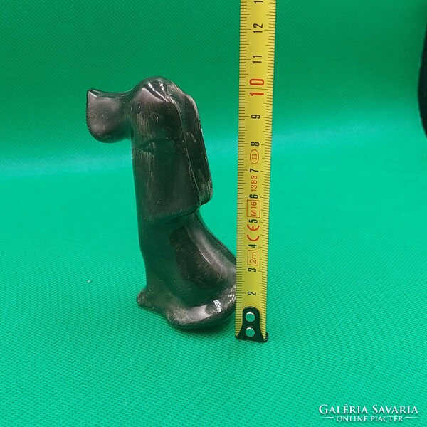 Bodrogkeresztúr ceramic dog figure