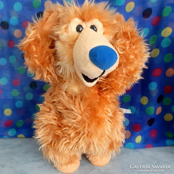 Original cha-cha-cha teddy bear, blue-nosed teddy bear from Mattel, dances and sings