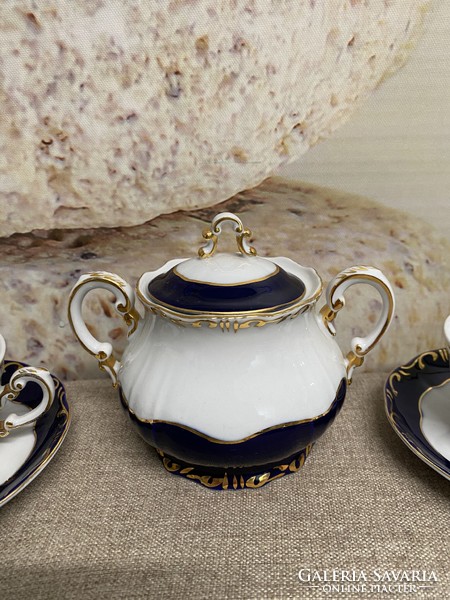 Zsolnay porcelain pompadour tea set a41