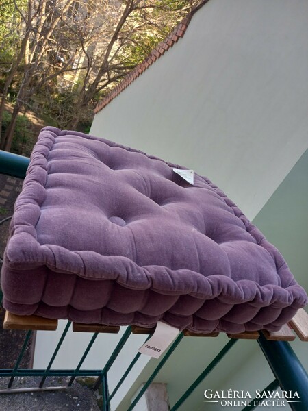 Plush chair cushion (44x44 cm), terrace accessories/balcony set