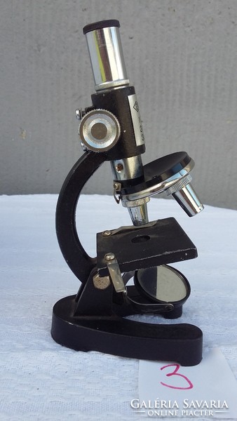 Old microscope, school, student, for photography