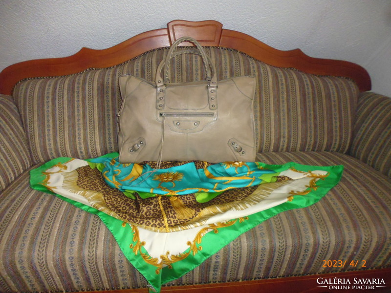 Vintage Balenciaga  weekend  bag ..valódi  bőr  táska ..
