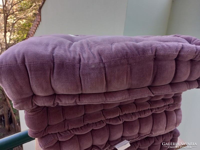 Plush chair cushion (44x44 cm), terrace accessories/balcony set