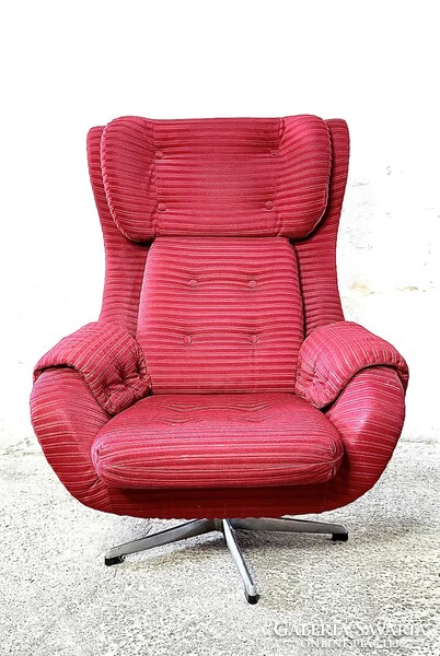 Up zavody Czechoslovak retro, space age design armchair