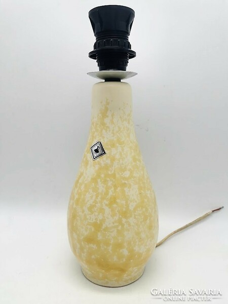 Retro ceramic lamp, lamp body, Hungarian applied art ceramics, 34 cm high