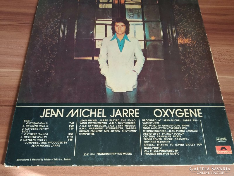 Jean Michel Jarre: Oxygene, 1976-os kiadás, francia