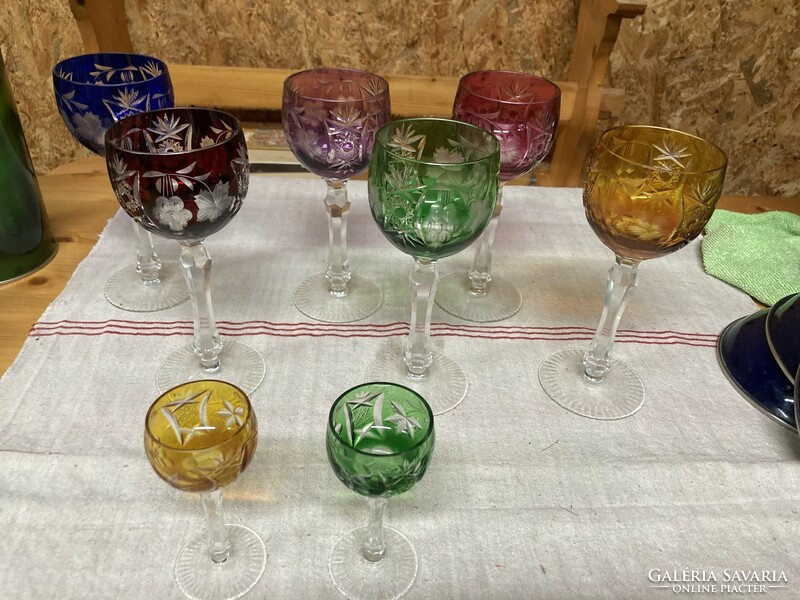 Traube Römer crystal wine glass set