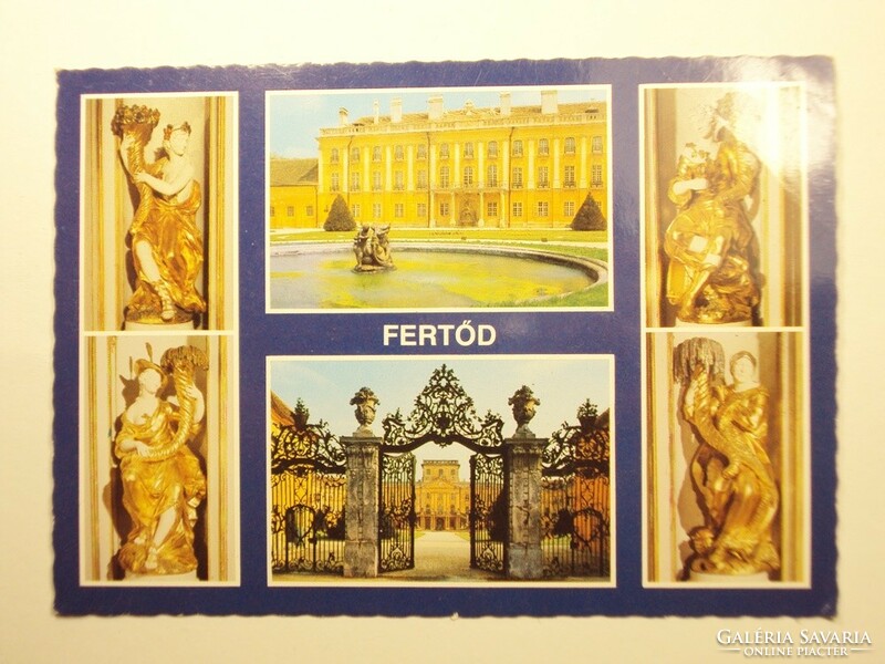 Old postcard postcard - Fertőd Castle (xviii-xixth century)
