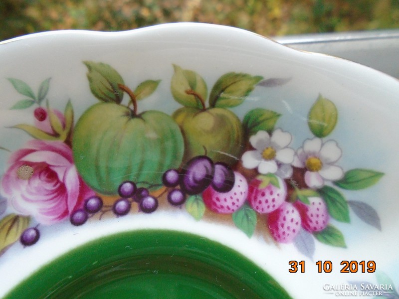 Royal albert country fayre series sommerset rich fruit and flower pattern small plate