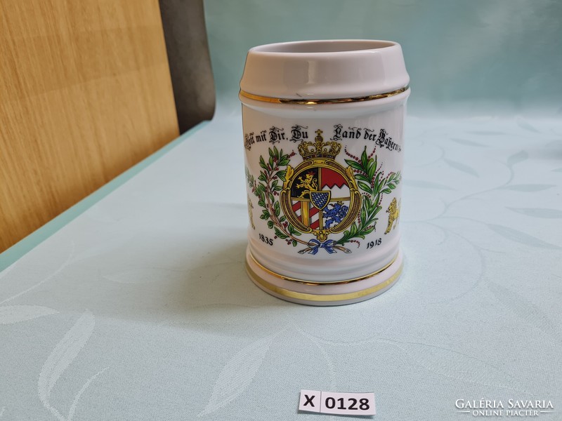 X0128 wittelsbach royal seal Bavarian jug 14 cm