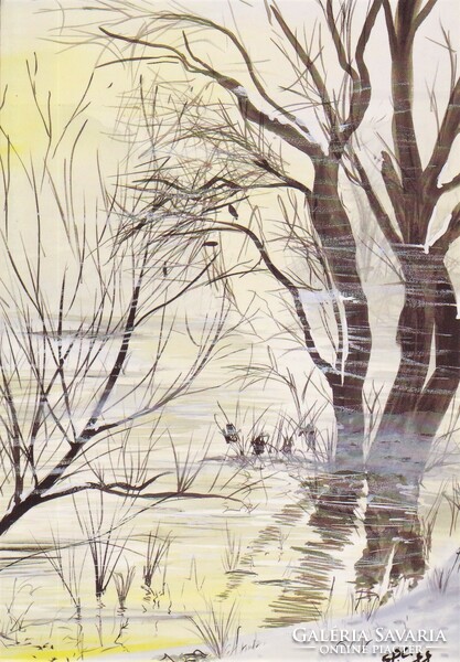 S. P. Chambers: twilight (postcard)