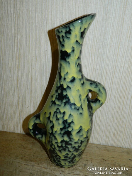 Retro numbered ceramic vase