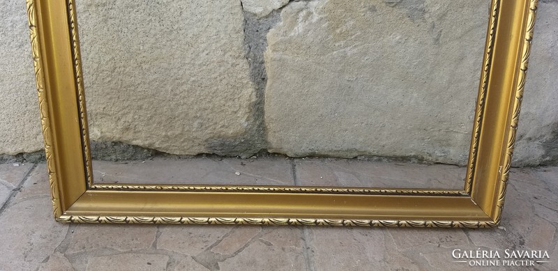 Antique gilded wooden frame 44 x 54 cm