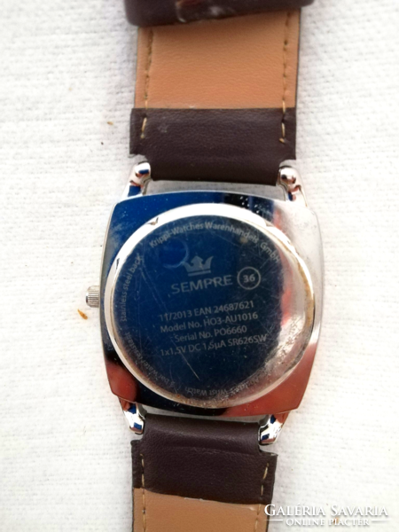 Semper men's wristwatch with a diameter of 40 mm