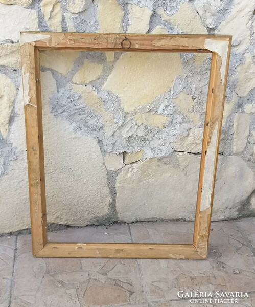 Antique gilded wooden frame 44 x 54 cm