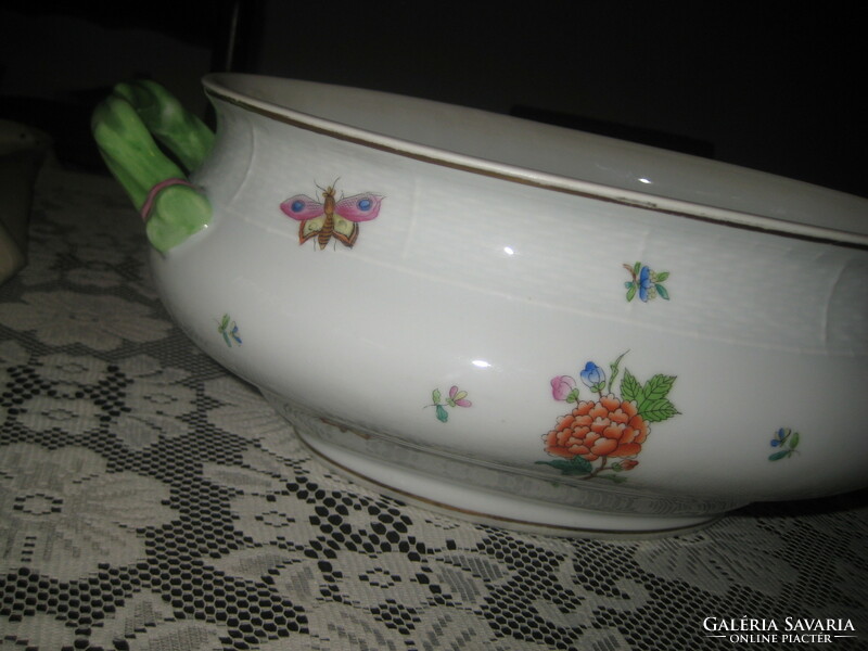 Herend Eton pattern, oval, soup bowl from 1942
