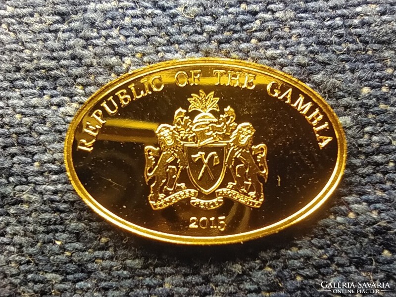Gambia A kakas éve .999 arany 200 dalasi 0,5g 2015 PP (id73568)