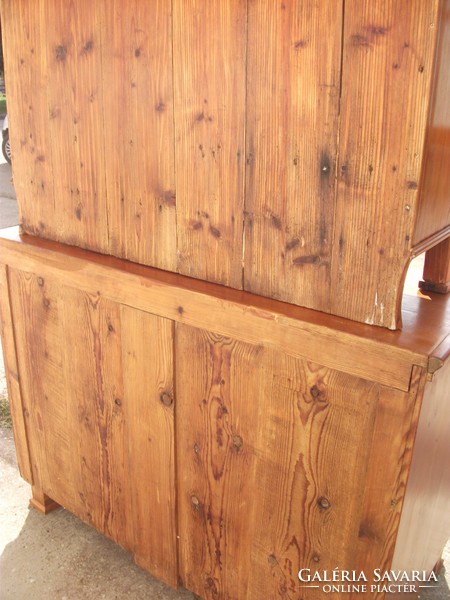 Early Biedermeier wardrobe, antique sideboard