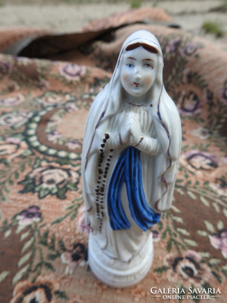 Régi Szűz Mária porcelán szobor figura Mária Zell -i