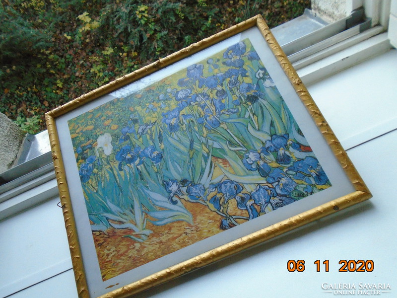 Vincent van Gogh "Íriszek" keretezett nyomat