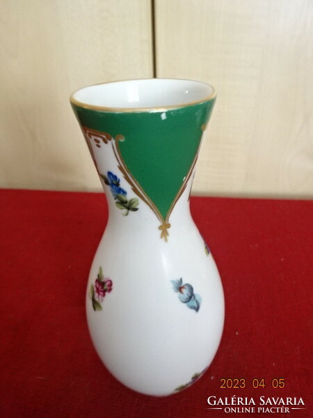 Herend porcelain, antique vase with a rare pattern, height 15 cm. Jokai.