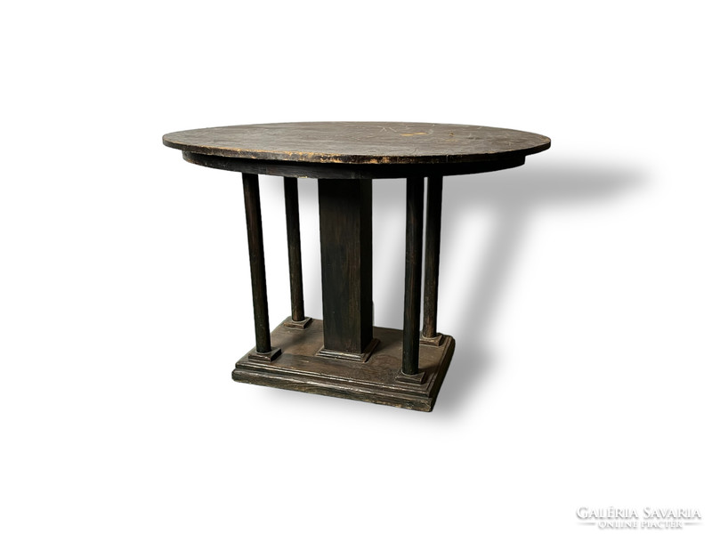 Antik Szecessziós ovális asztal