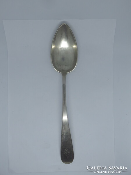 13 Latos, antique silver serving spoon, Vienna, 1839