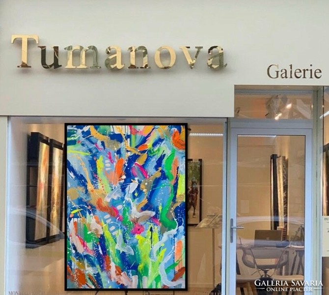 ANASTASIYA TUMANOVA- MARGOT - akril, vászon 138x105 cm