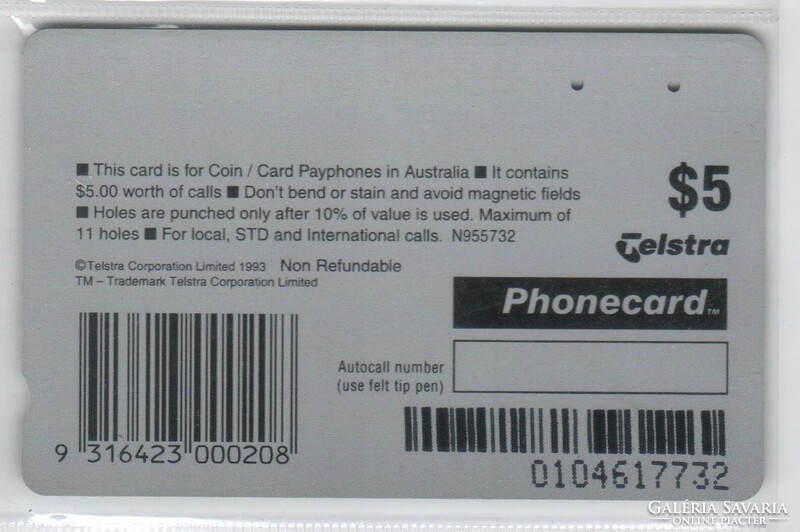 Külföldi telefonkártya 0541 Ausztrália