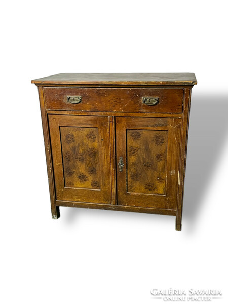 Antique art nouveau chest of drawers