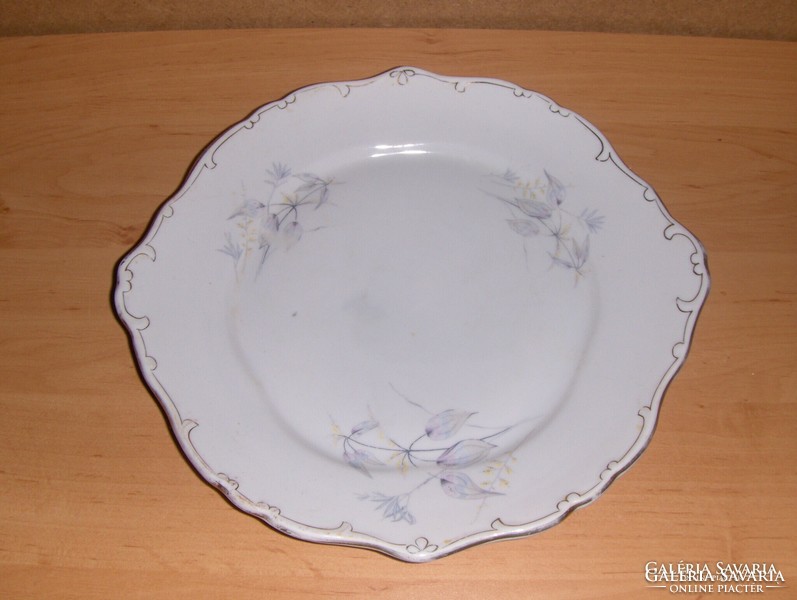 Régi Hollóházi porcelán kínáló tál tányér 25*27 cm (ap)